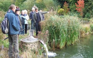 Simon Charter open day Ruskin Mill Fishfarm Flowform education